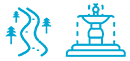 Water features icon